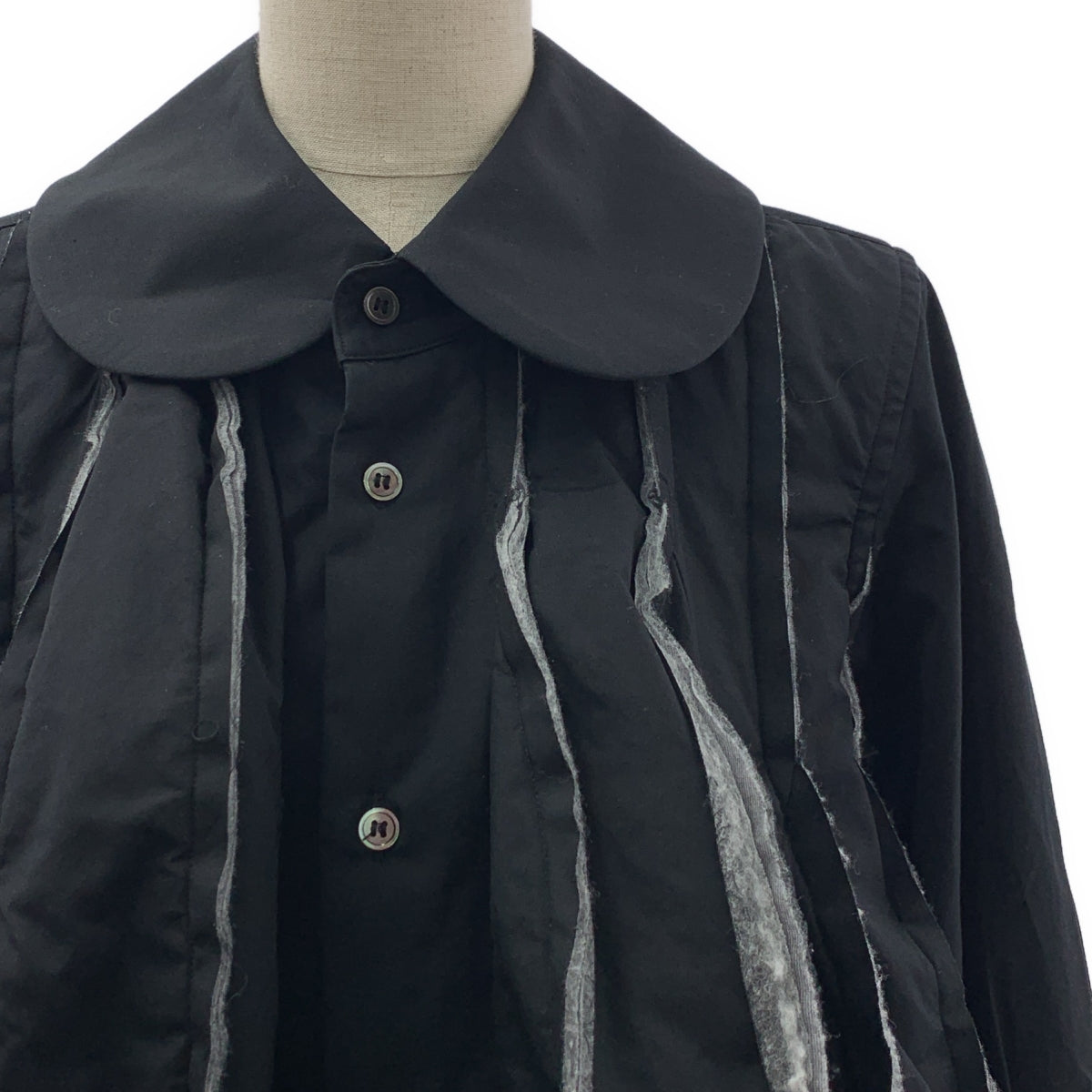 COMME des GARÇONS | 2017 秋冬 | 棉質圓領反穿襯衫 | XS 碼 | 女款