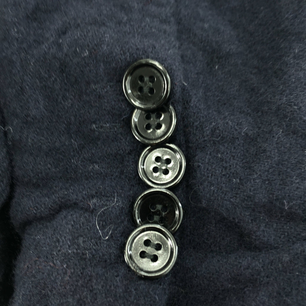 tao COMME des GARCONS / タオコムデギャルソン | 2023AW | ウール 縮絨 変形 スタンドカラー シングル ロングジャケット / 総裏地 | M | レディース