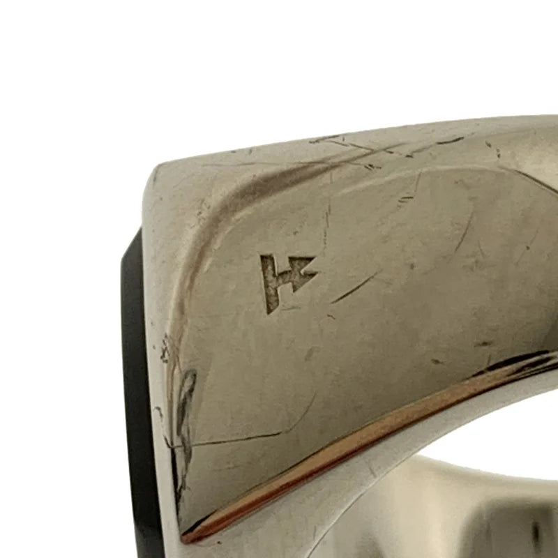 【美品】  TOM WOOD  / トムウッド | Kay Ring Polished Onyx / ポリッシュ オニキス ケイリング | シルバー /ブラック | メンズ