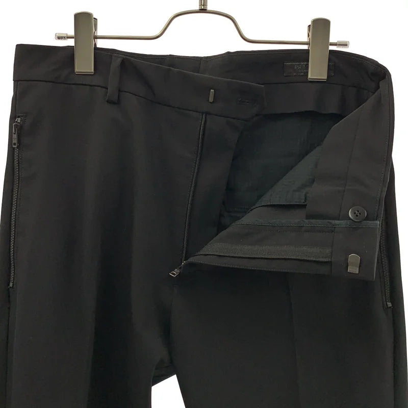 PRADA / 普拉達 | 拉鍊錐形西裝褲 | 44 | 女款