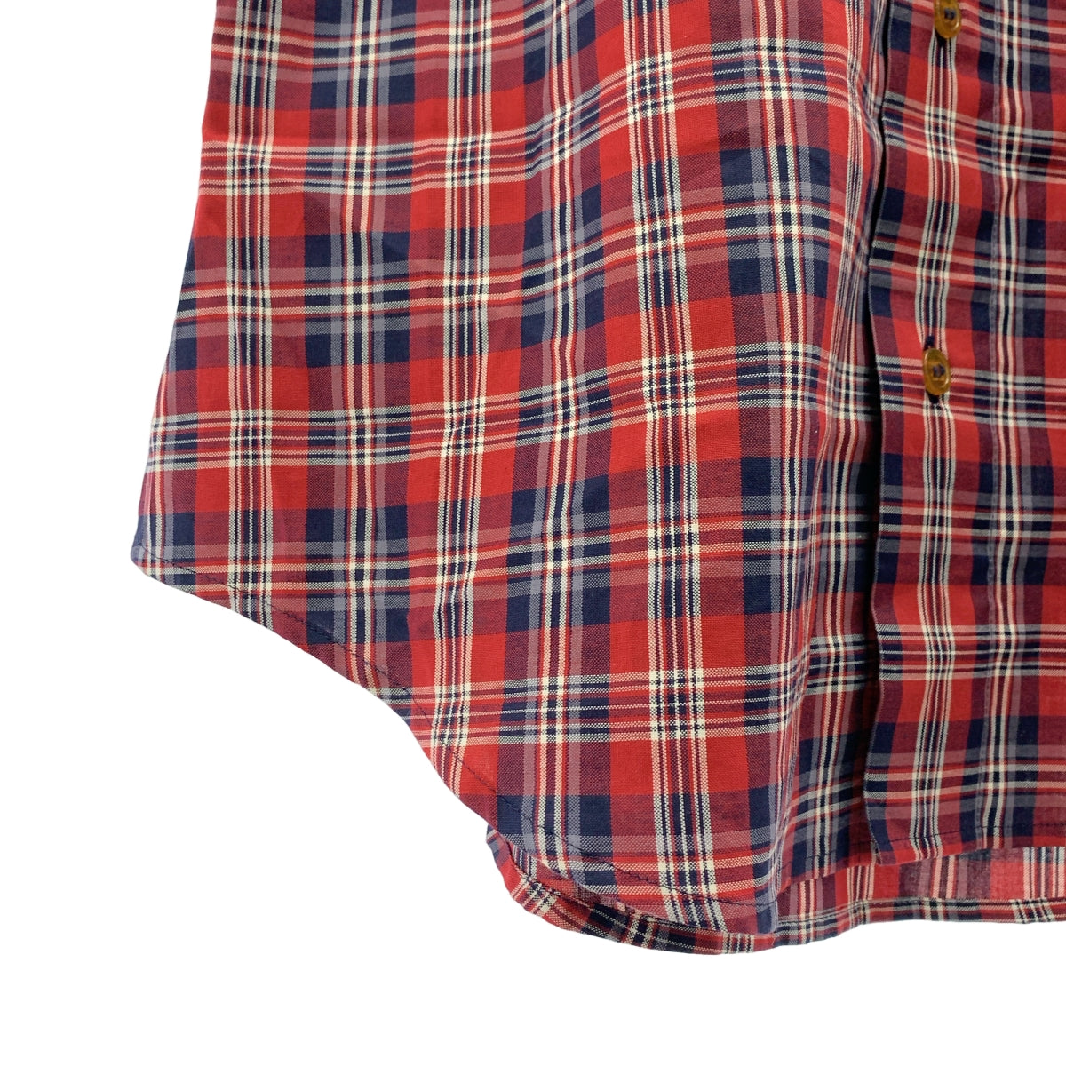 Vivienne Westwood 男裝 | 棉質格紋短袖襯衫 | 44碼 | 男士