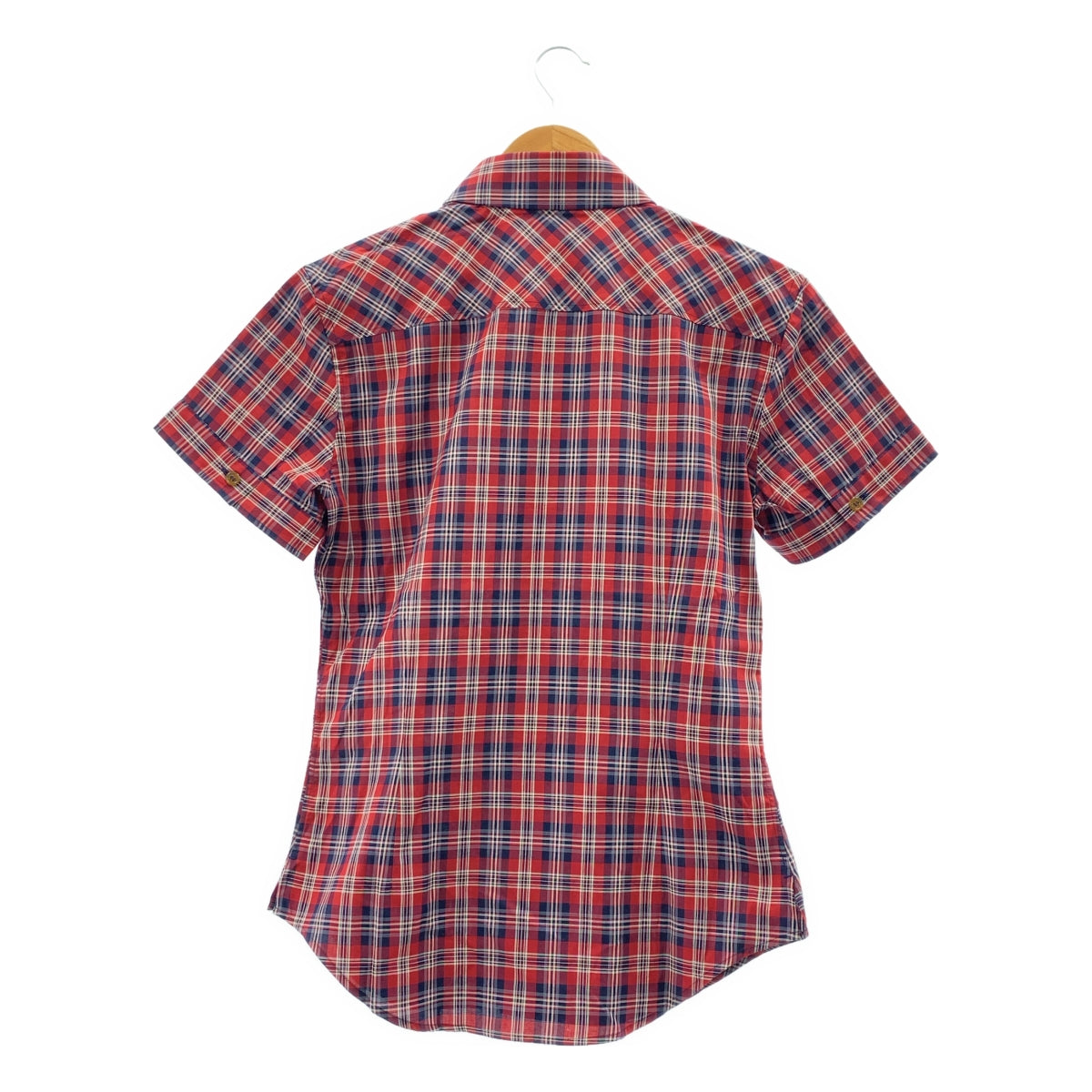 Vivienne Westwood 男裝 | 棉質格紋短袖襯衫 | 44碼 | 男士