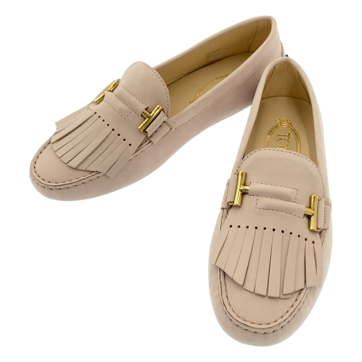 TOD'S | 流蘇皮革駕車鞋 | 尺寸 38 1/2 | 女款