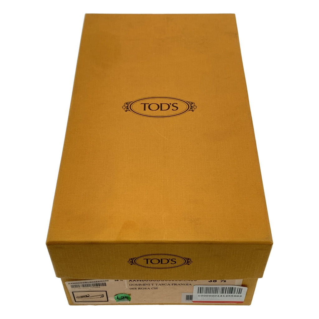 TOD'S / 토즈 | 프린지 가죽 드라이빙 슈즈 | 38 1/2 |
