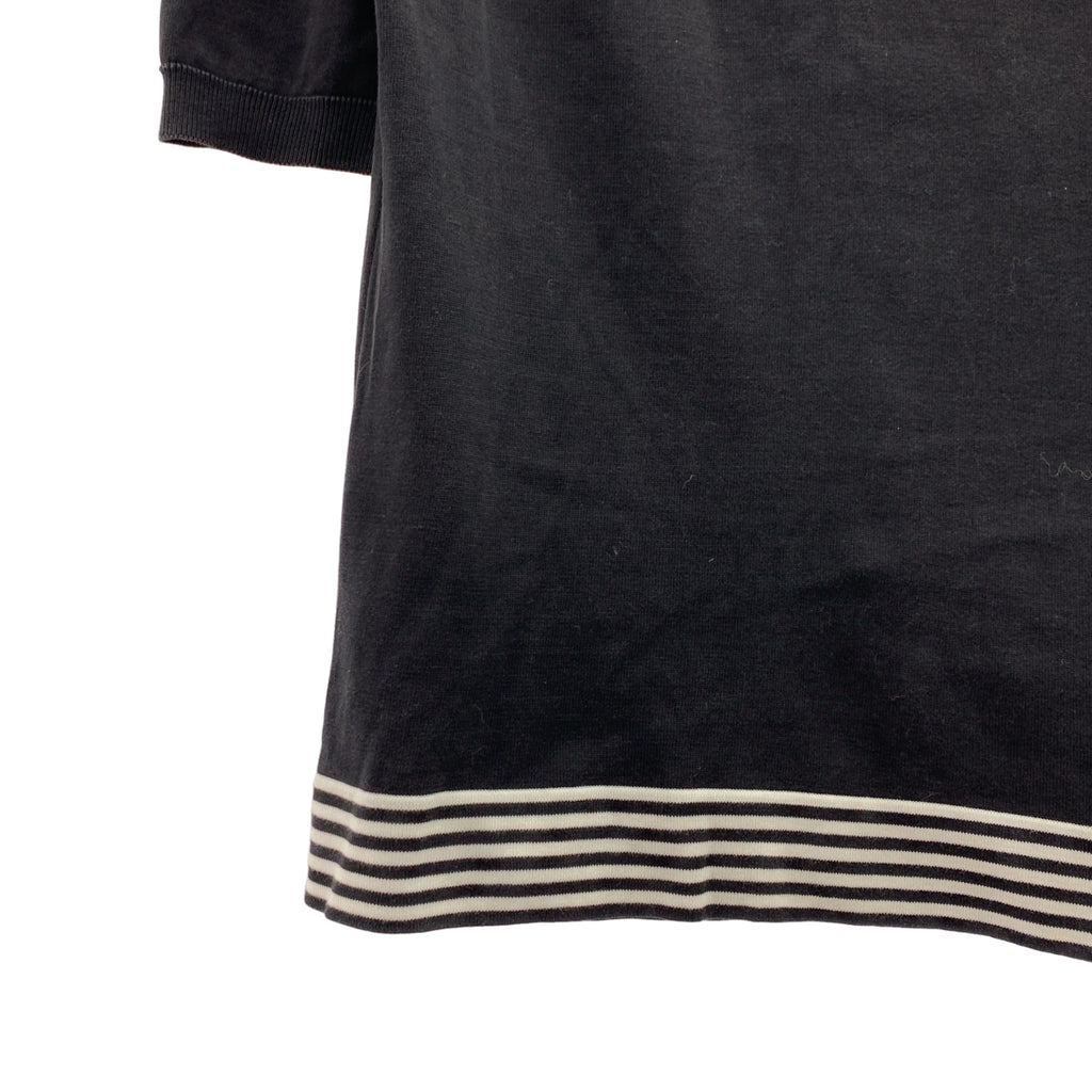 CHANEL / 샤넬 | 코튼 리브 티셔츠 컷소우 | 42 | 여성