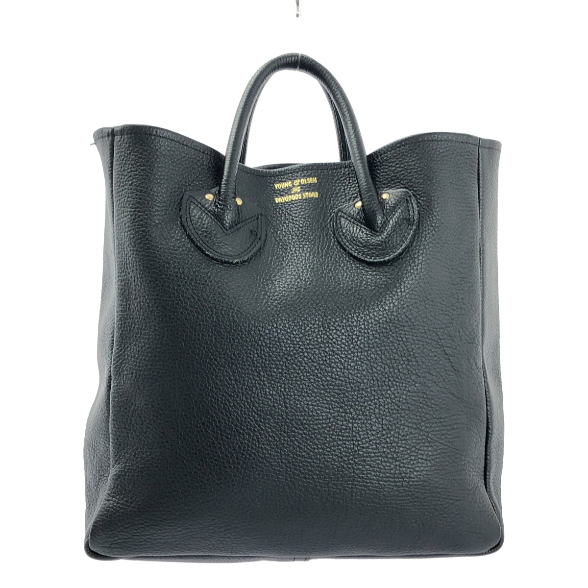 [狀況極佳] YOUNG &amp; OLSEN | 粒面皮革托特包 | 黑色 | 女款