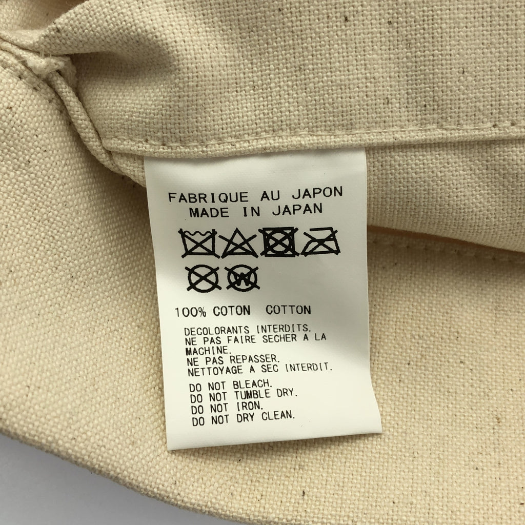 【美品】  YOHJI YAMAMOTO / ヨウジヤマモト | ロゴプリント キャンバス トートバッグ | アイボリー | レディース