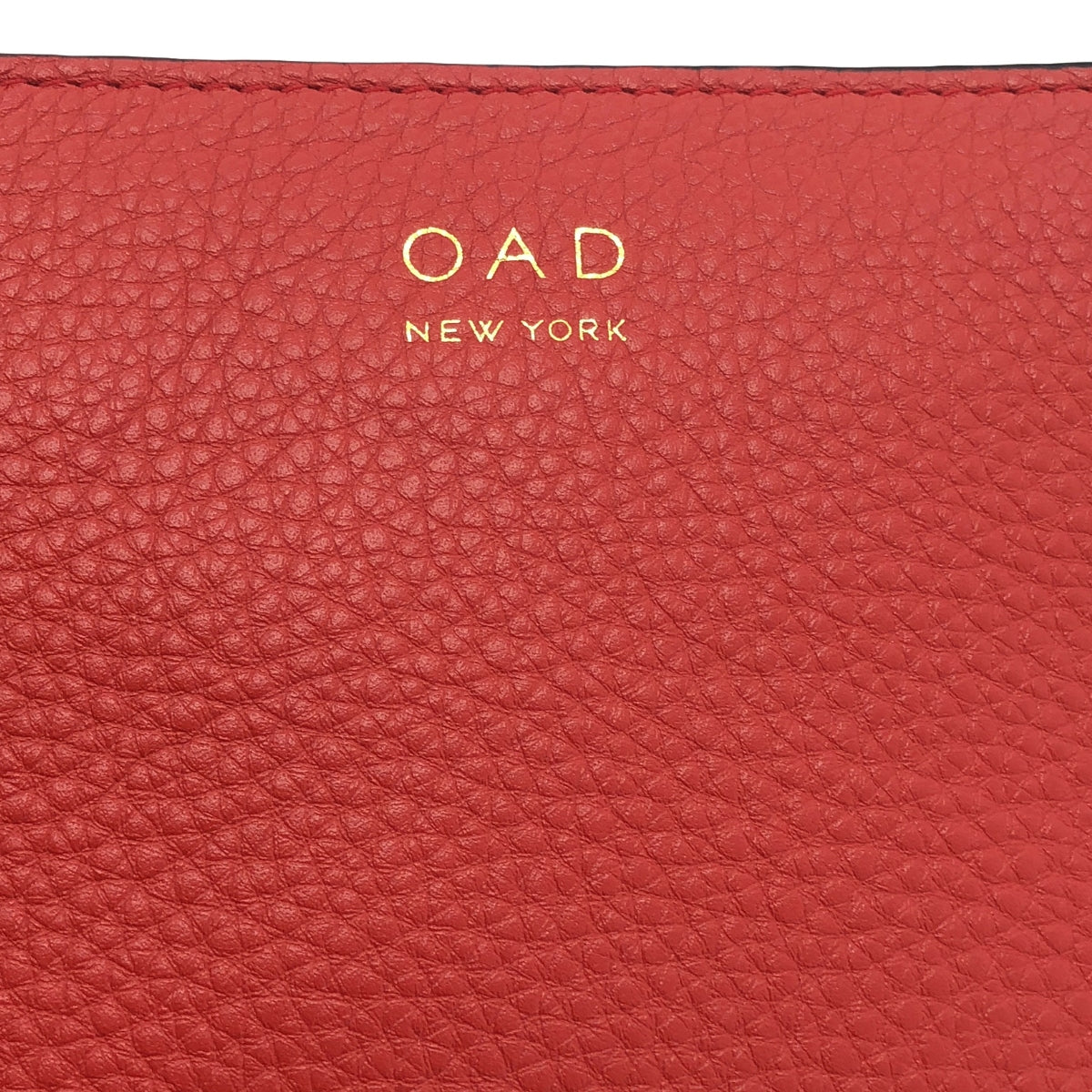 【新品】  OAD NEW YORK / オーエーディーニューヨーク | レザー 2WAY ショルダーバッグ | レッド | レディース
