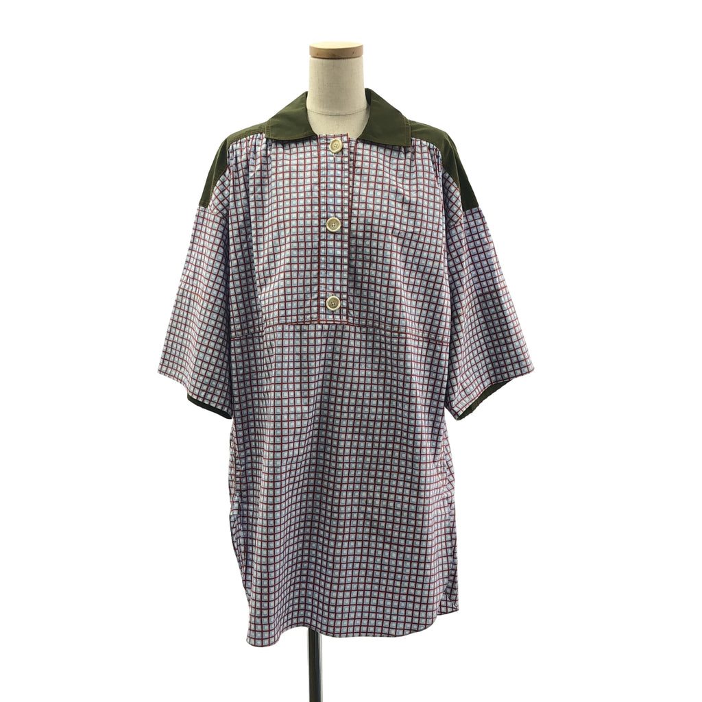 MARNI | 2020 春夏系列 | 印花寬鬆後擺褶皺襯衫裙 | 40碼 | 女裝