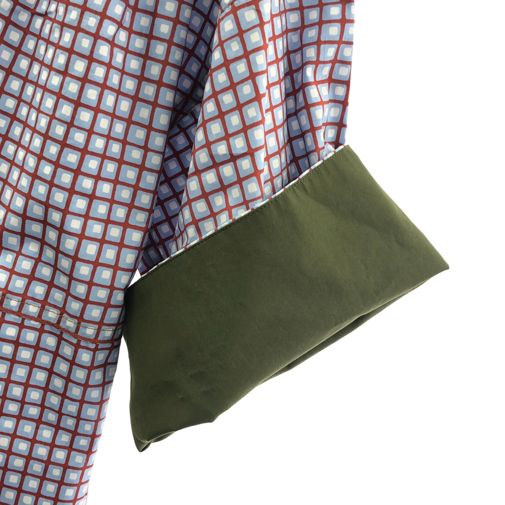 MARNI | 2020 春夏系列 | 印花寬鬆後擺褶皺襯衫裙 | 40碼 | 女裝