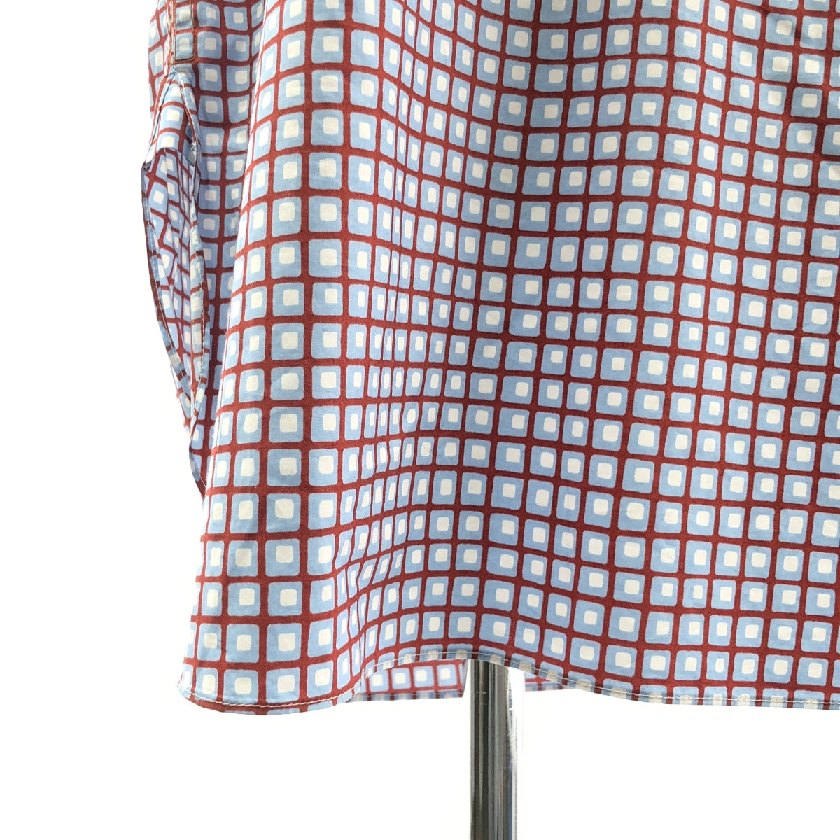 MARNI / マルニ | 2020SS | 総柄 オーバーシルエット バックギャザー シャツ ワンピース | 40 | レディース