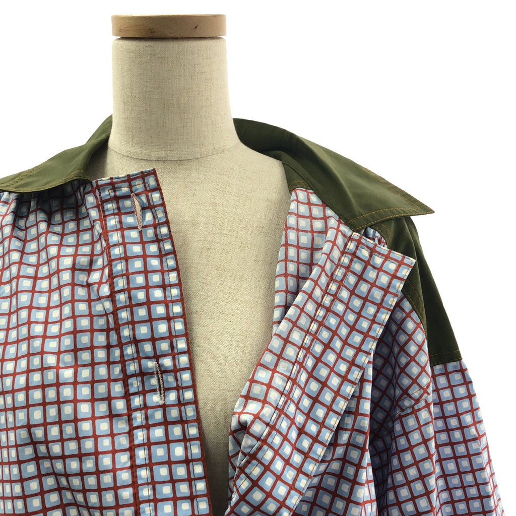 MARNI | 2020 春夏系列 | 印花寬鬆後擺褶皺襯衫裙 | 40碼 | 女裝