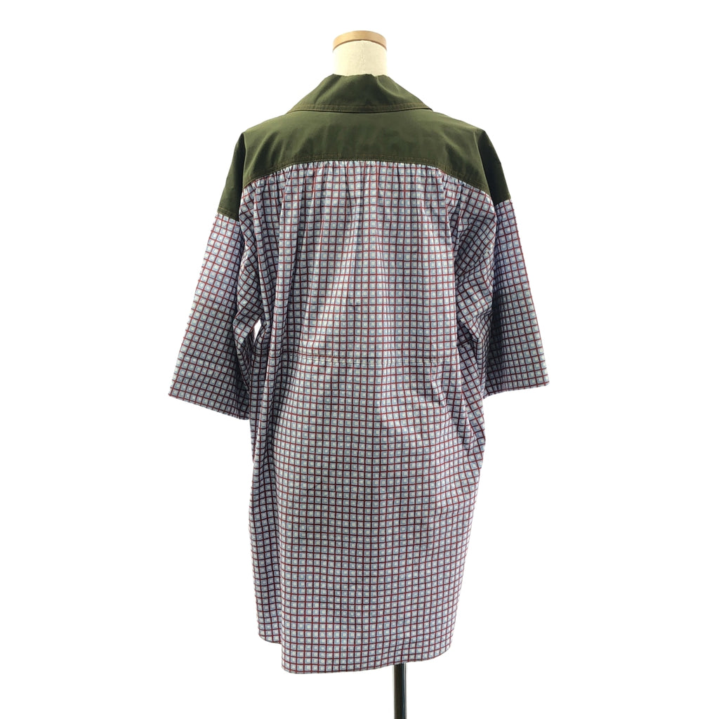 MARNI | 2020 春夏系列 | 印花寬鬆後擺褶皺襯衫裙 | 40碼 | 女裝