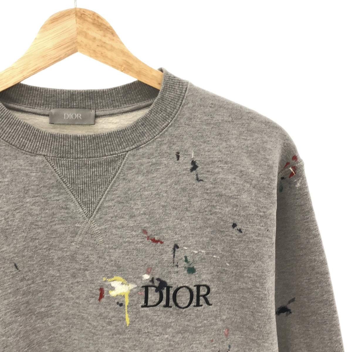 Dior / ディオール | 2021SS | Drawing Print Sweat Shirt ペイント加工 オーバーサイズ クルーネッ – KLD