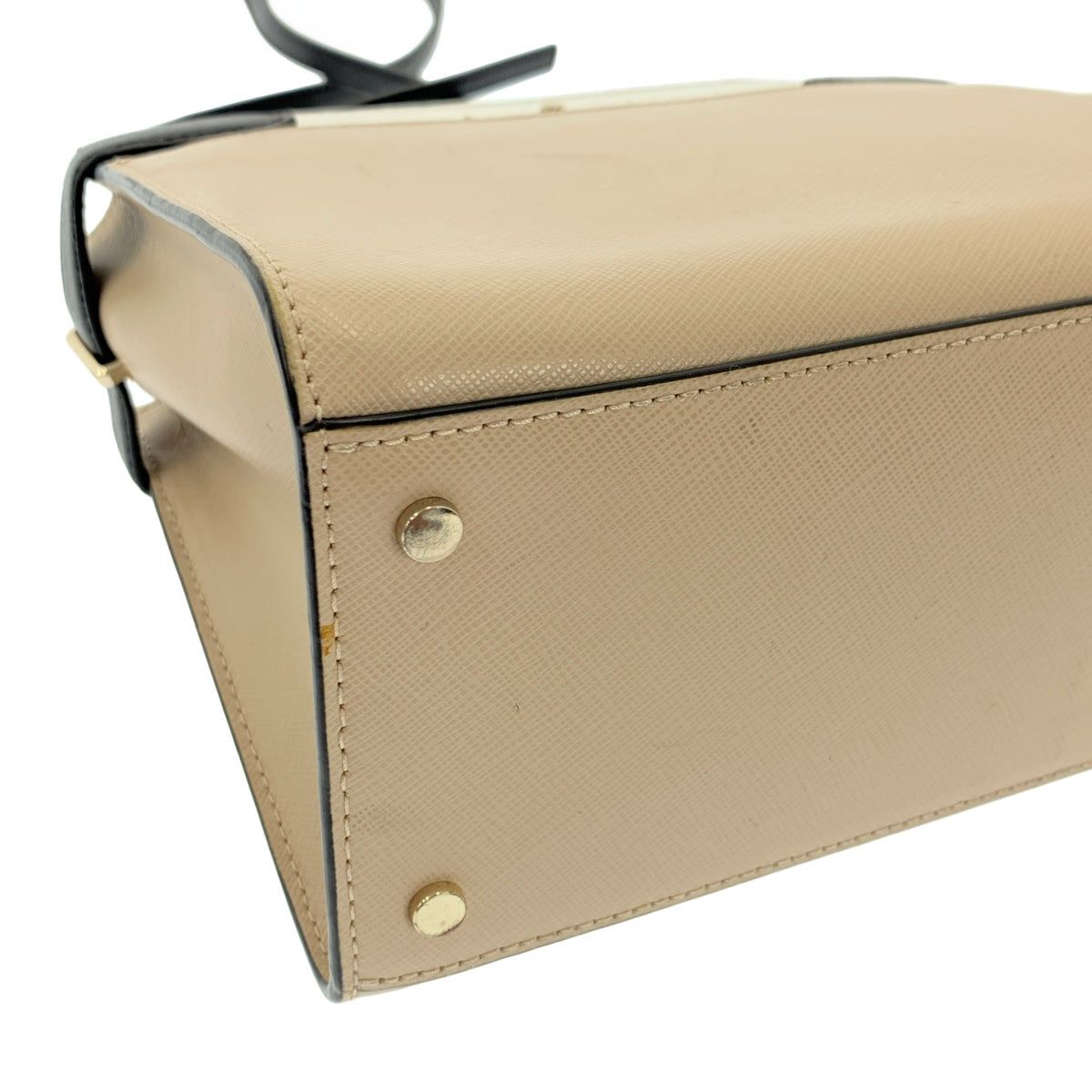 KATE SPADE / 케이트 스페이드 | 2톤 핸드 숄더백 | 베이지 / 화이트 | 여성