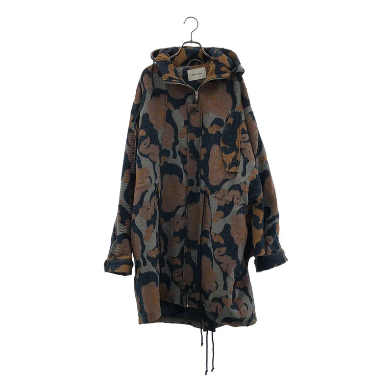 HENRIK VIBSKOV / ヘンリックヴィブスコフ | Wing Parka 総柄 フーデッド パーカ | M/L | メンズ