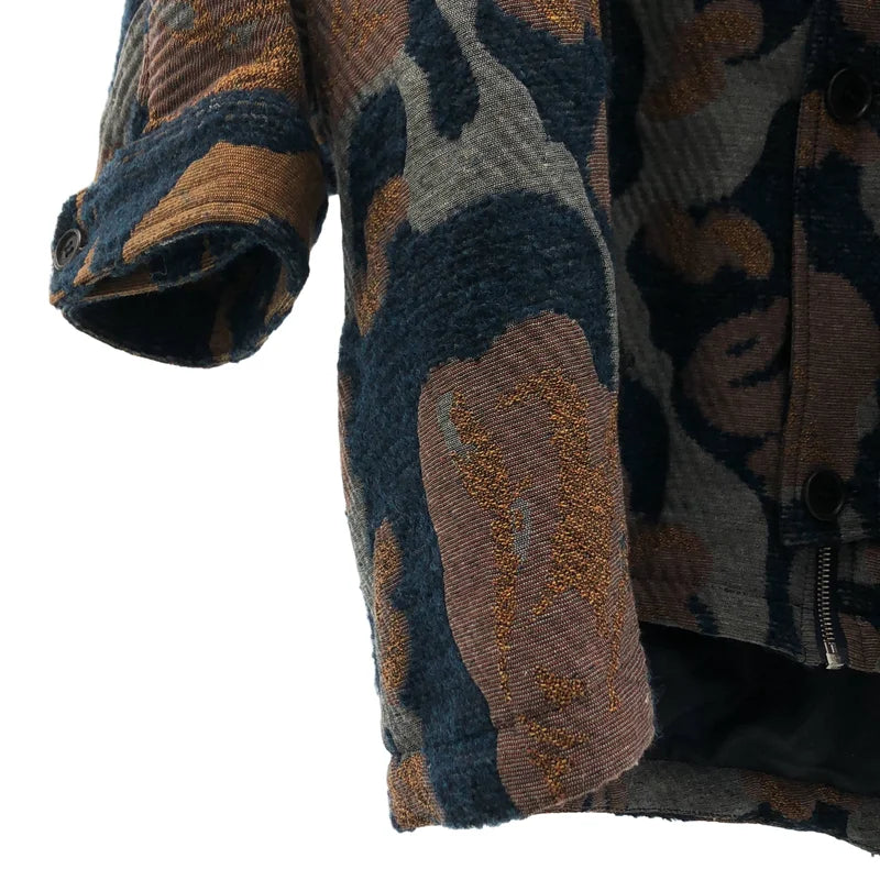 HENRIK VIBSKOV / ヘンリックヴィブスコフ | Wing Parka 総柄 フーデッド パーカ | M/L | メンズ