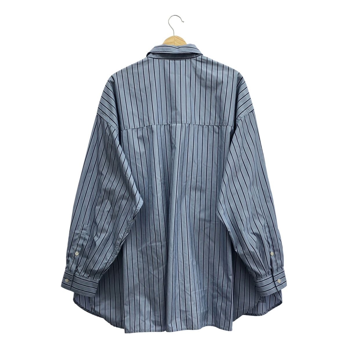 FreshService | 企業藍條紋常規領襯衫 | 條紋外套 | F 碼 | 男士