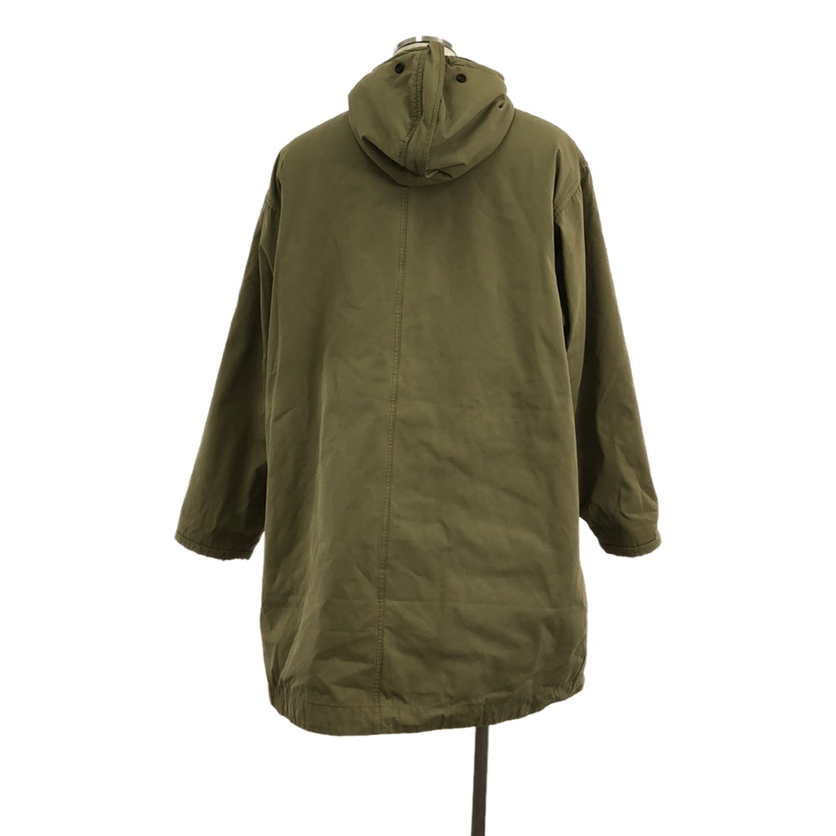 復古 / 復古服裝 |估計 1940 年代~USARMY M-41 美軍 / L 形 TALON ZIP 絨毛內襯軍用大衣 |卡其色 |男士