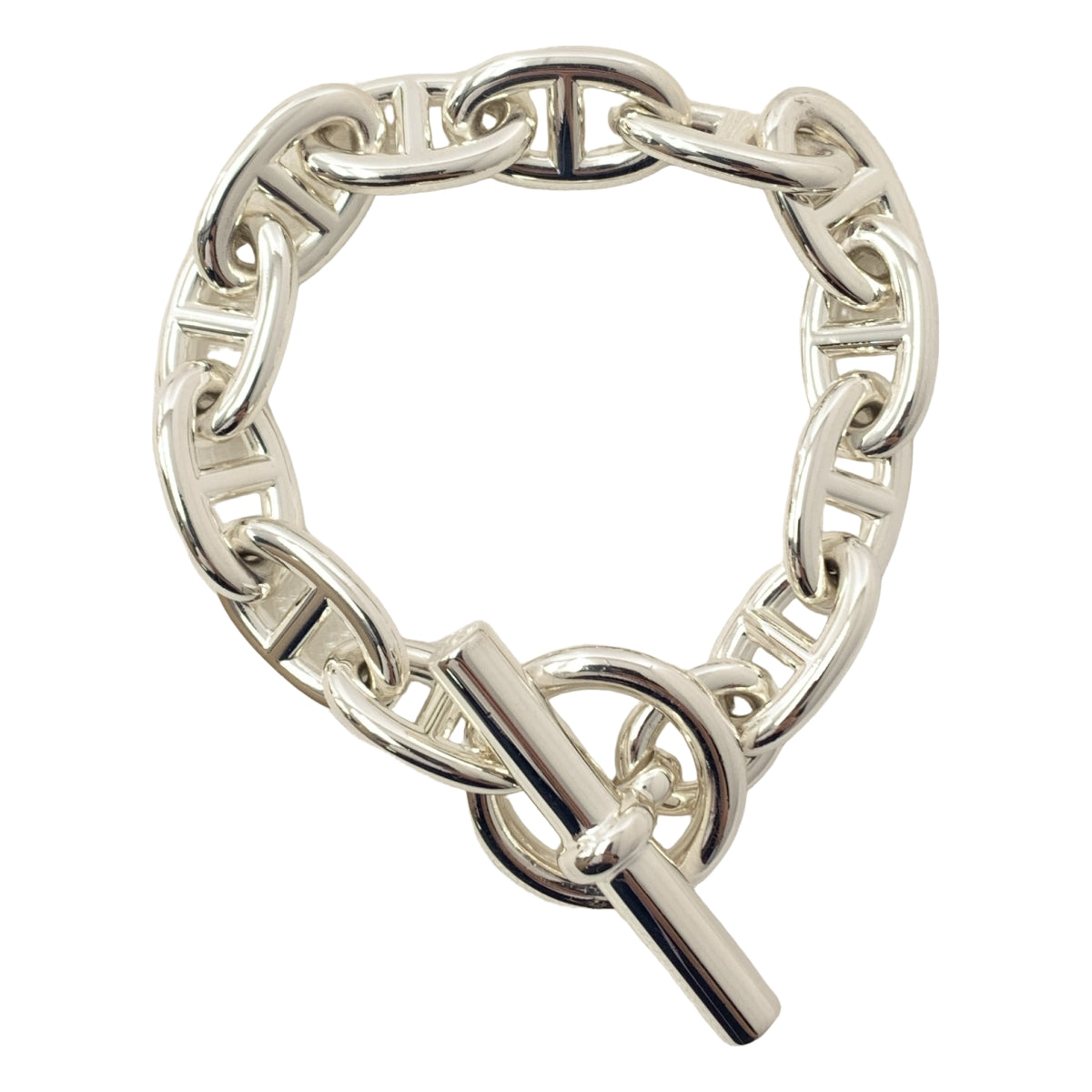 HERMES/愛馬仕| Chaine d'Ancre TGM SV925 手鍊 12 個連結 |