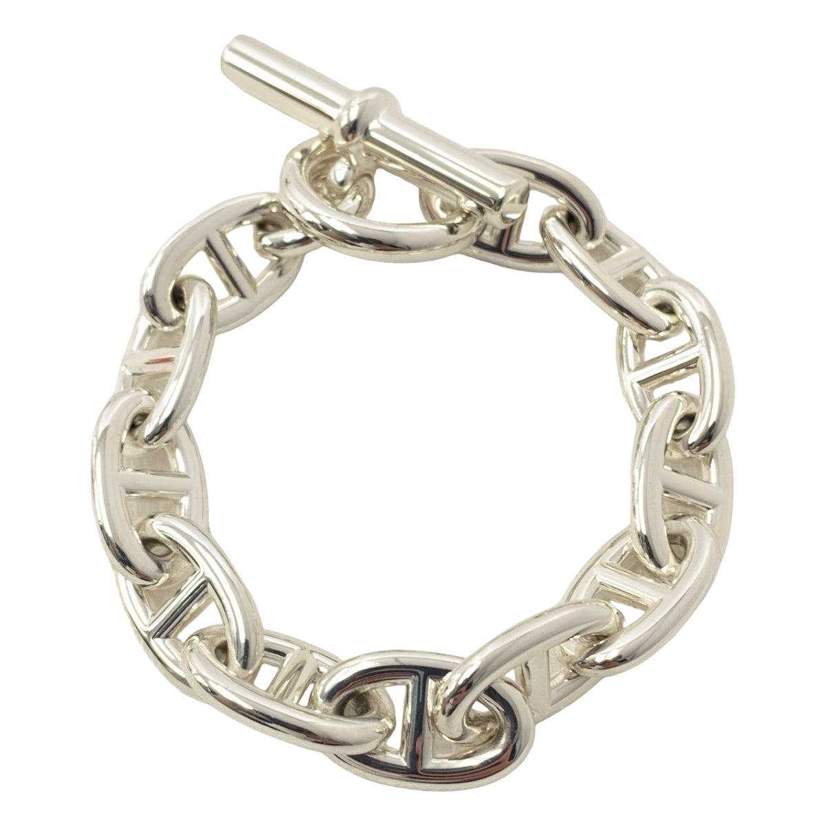 HERMES/愛馬仕| Chaine d'Ancre TGM SV925 手鍊 12 個連結 |