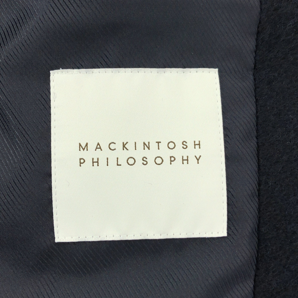 MACKINTOSH PHILOSOPHY | 羊毛豌豆大衣 | 尺寸 38 | 男款