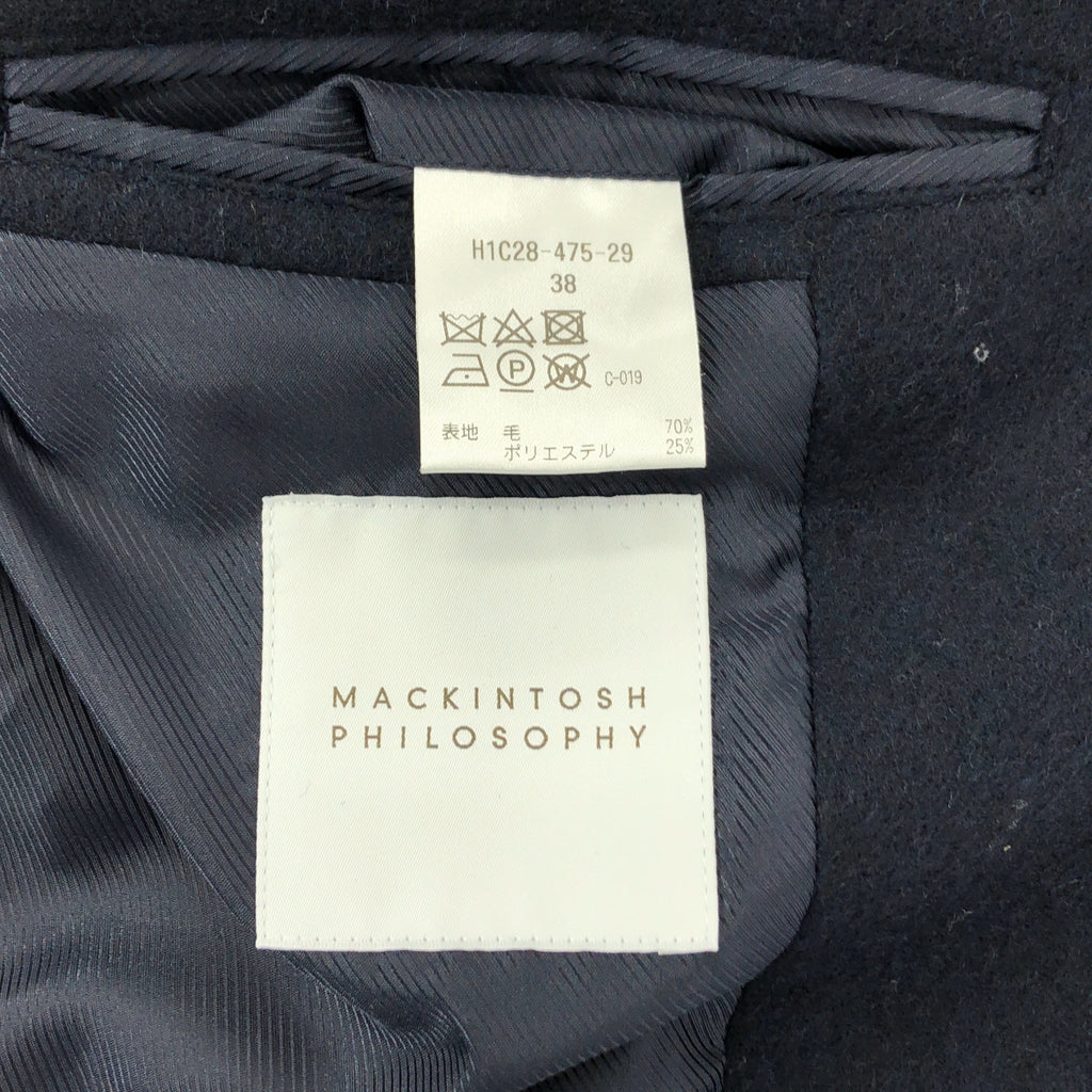 MACKINTOSH PHILOSOPHY | 羊毛豌豆大衣 | 尺寸 38 | 男款