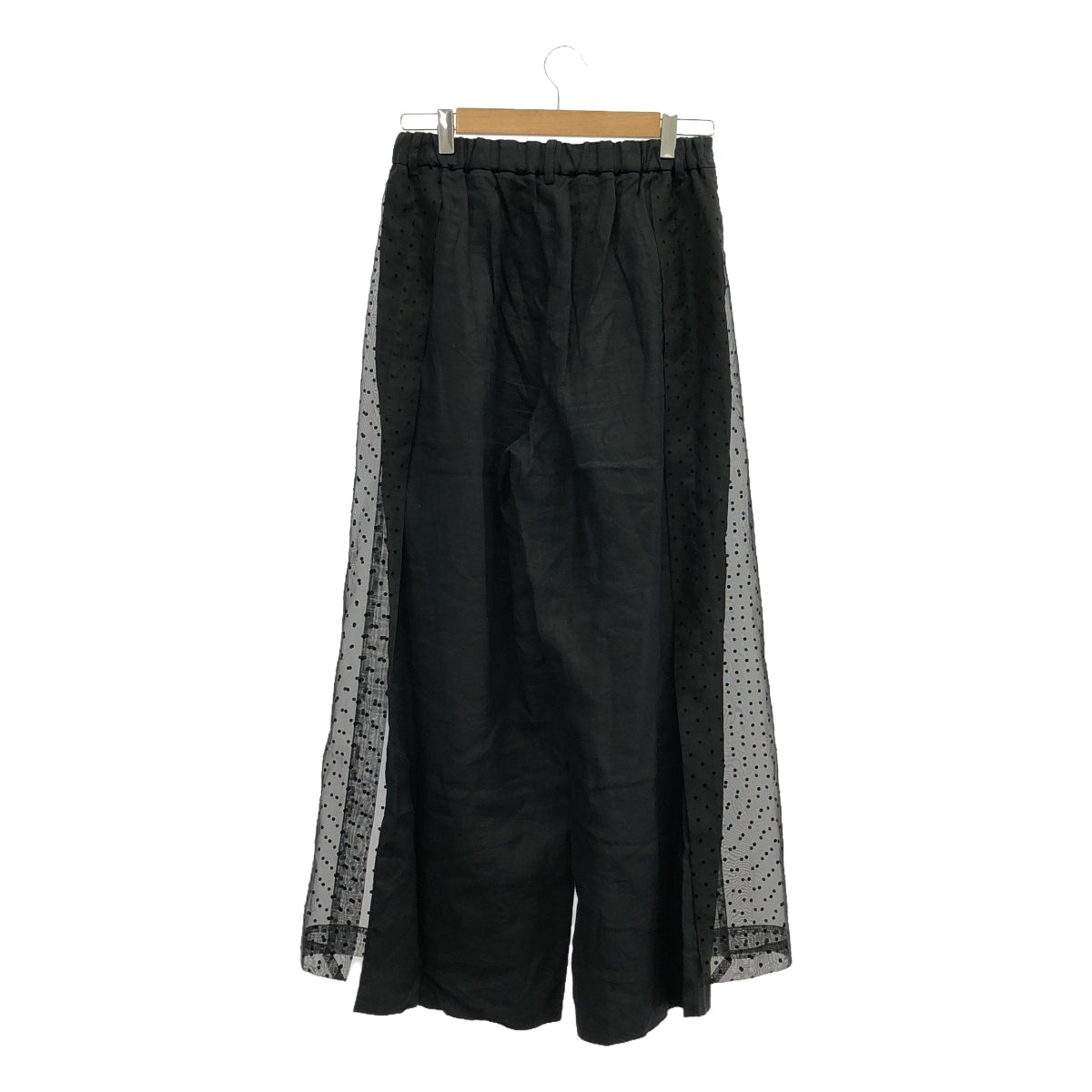 mudoca / Mudoka | Tulle docking skirt pants with dot pattern |