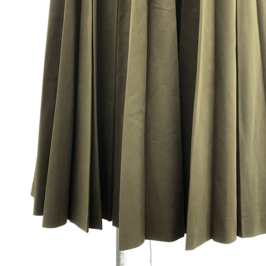 COMME des GARCONS / 콤데 갤슨 | 2009AW | 폴리 에스테르 인사이드 아웃 사이드 지퍼 주름 볼륨 스커트 | S | 올리브 | 여성