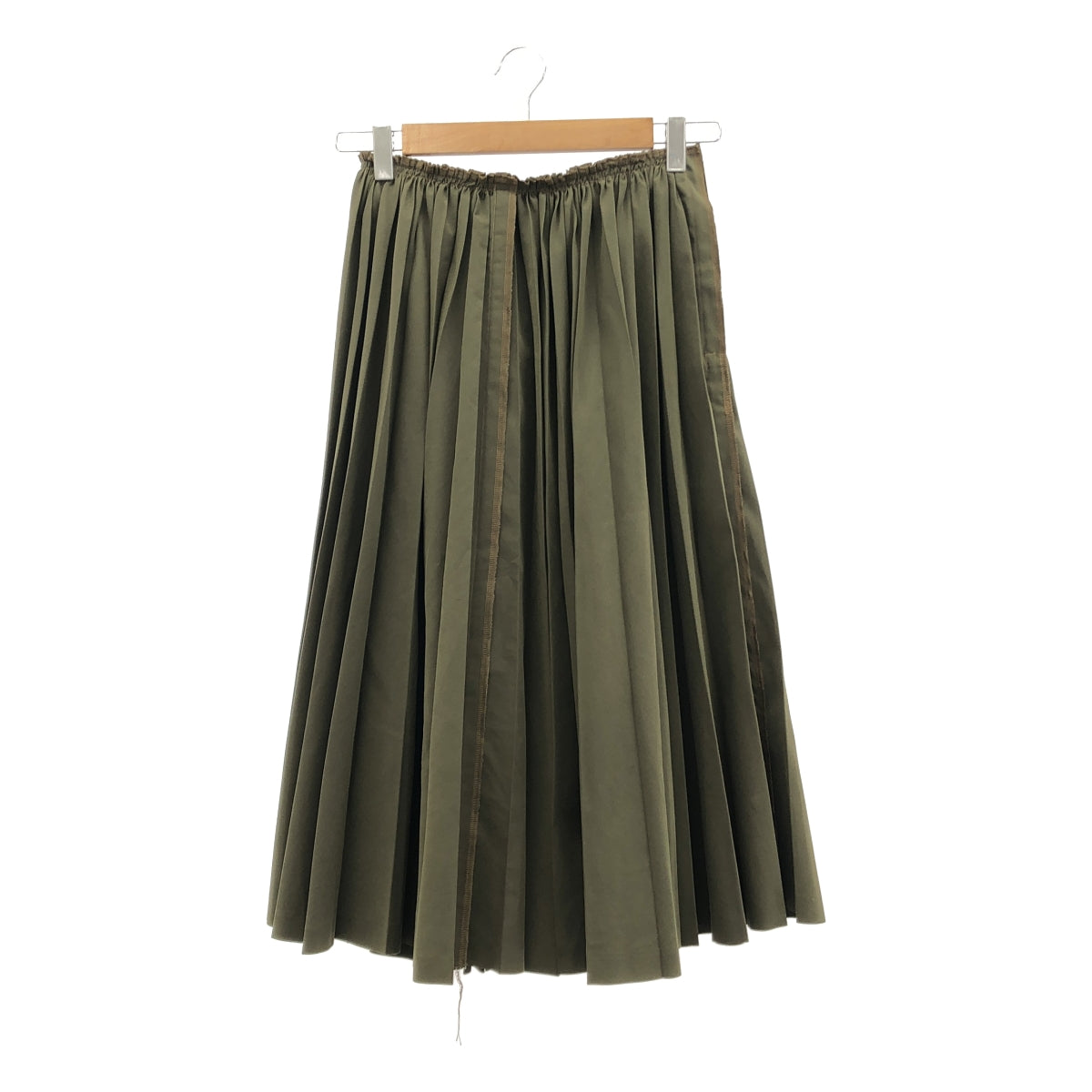 COMME des GARCONS / コムデギャルソン | 2009AW | ポリエステル インサイドアウト サイドジップ プリーツ ボリューム スカート | S | レディース