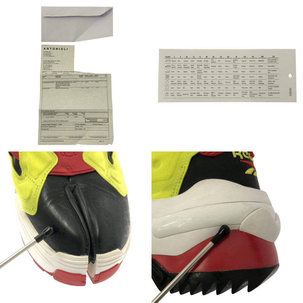 Maison Margiela / 馬丁馬吉拉 | ×Reebok / Tabi Instapump Fury 足袋充氣幫浦高筒運動鞋 | 25.5公分 | 女款
