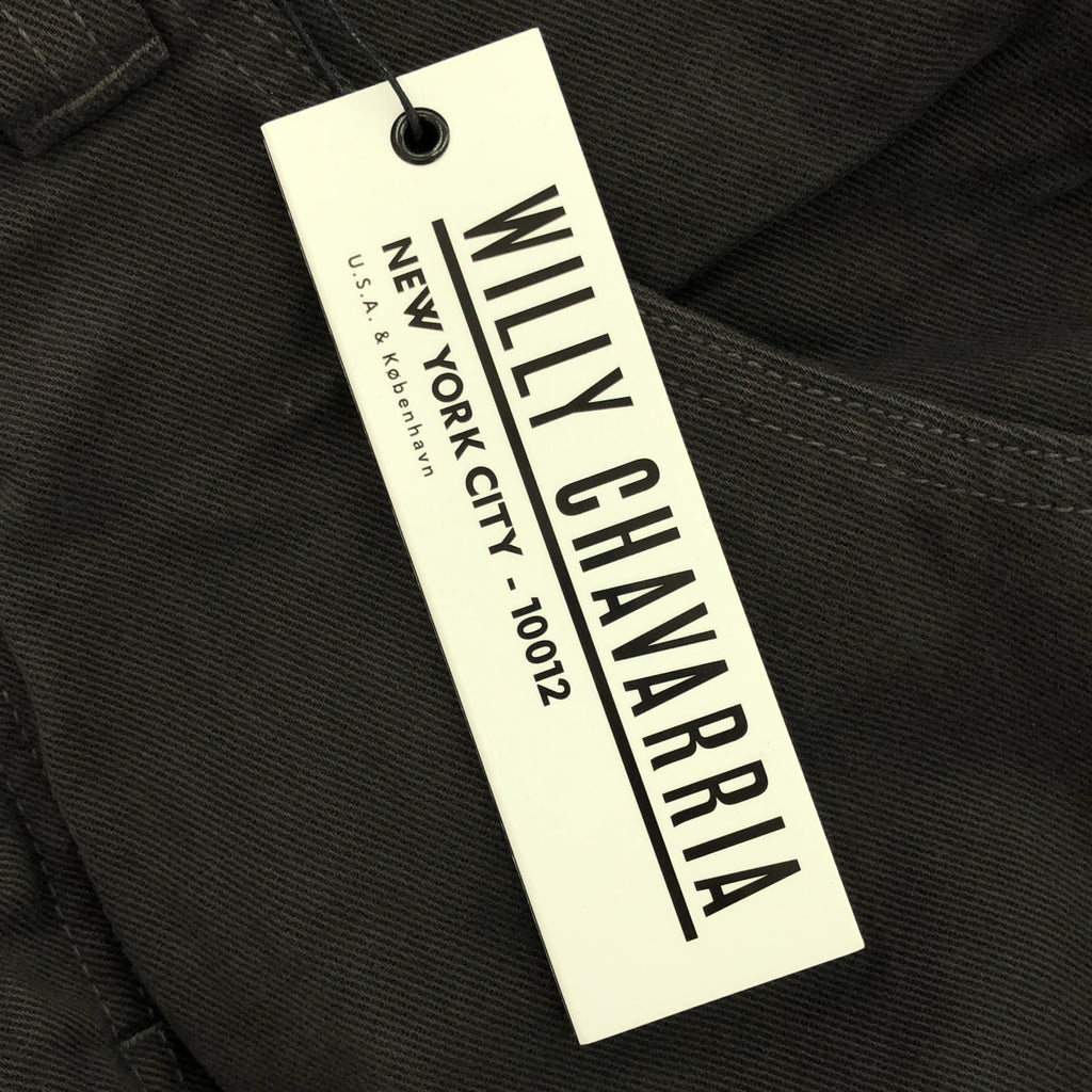 WILLY CHAVARRIA / ウィリーチャバリア | ワイド テーパードパンツ | S | チャコールグレー | メンズ