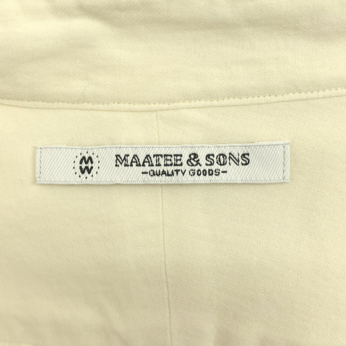 MAATEE&SONS / マーティー&サンズ | CHARLES 強撚ビエラ シャツ | 2