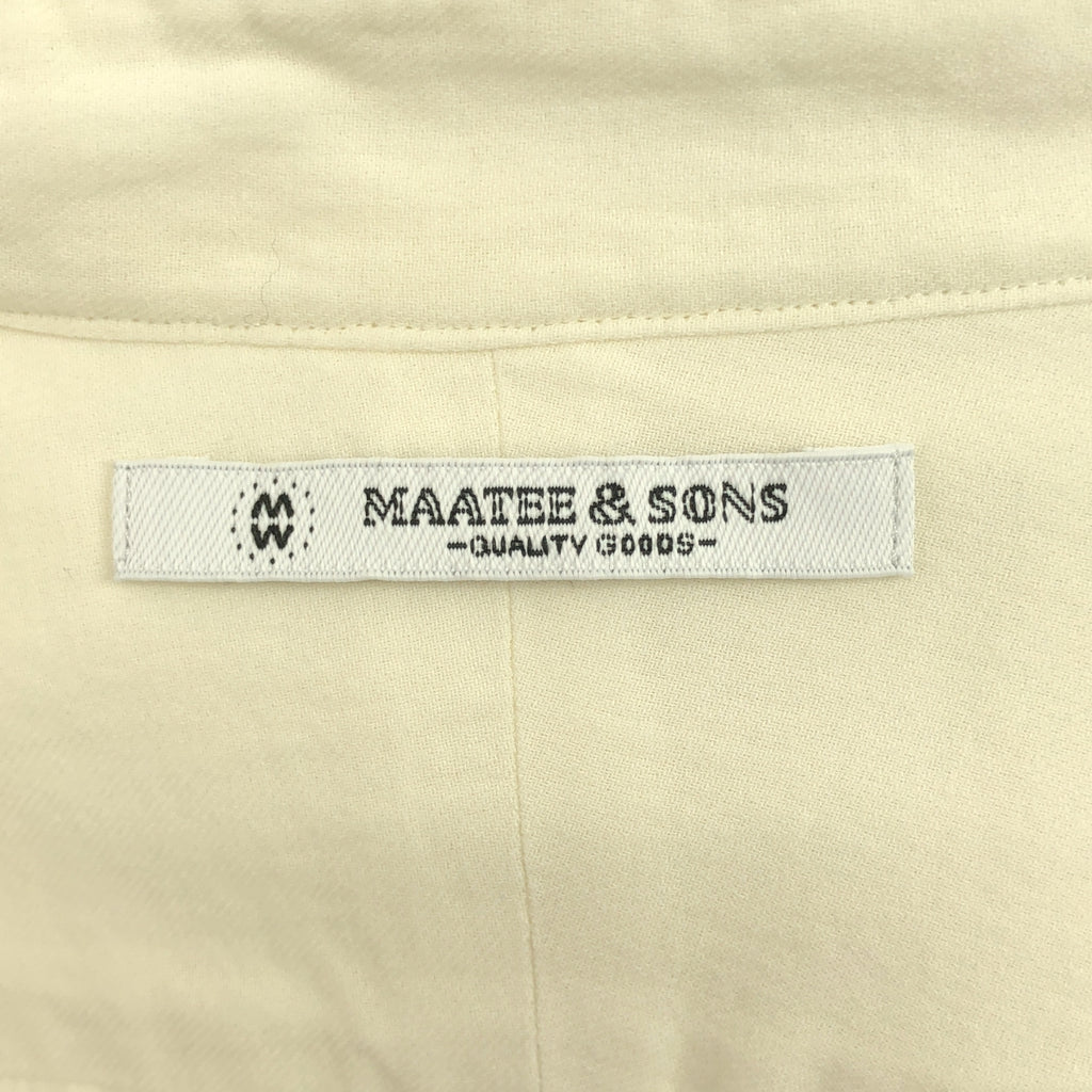 MAATEE &amp; SONS / 마티 &amp; 샌즈 | CHARLES 강연 비에라 셔츠 | 2 | 남성