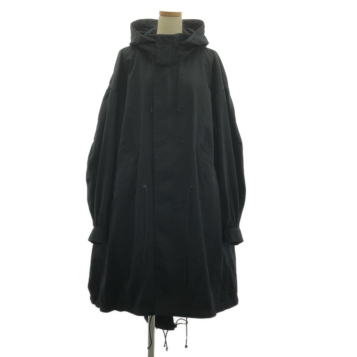 REGULATION Yohji Yamamoto / レギュレーションヨウジヤマモト | M-65 タイプ コットン カツラギ ビッグ シルエット モッズコート | 2 | レディース