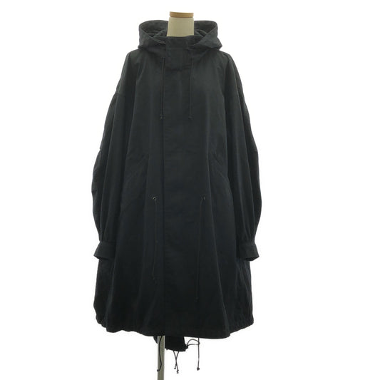 REGULATION Yohji Yamamoto / レギュレーションヨウジヤマモト | M-65 タイプ コットン カツラギ ビッグ シルエット モッズコート | 2 | レディース