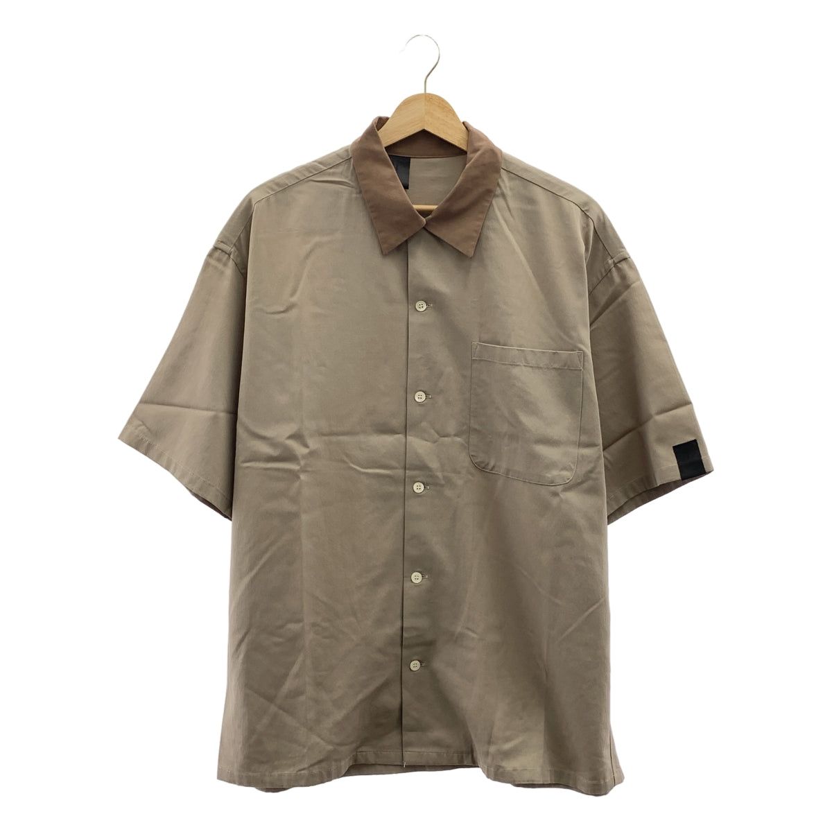 N.HOOLYWOOD / エヌハリウッド | レーヨン バイカラー オーバーシルエット  シャツ | 42 | メンズ