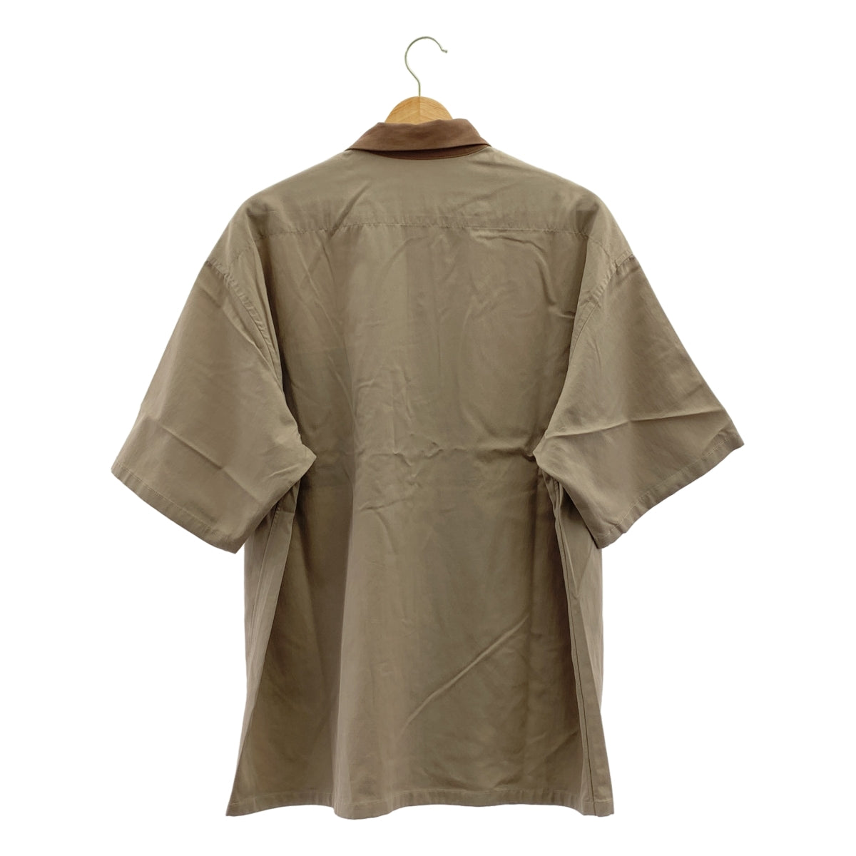 N.HOOLYWOOD / エヌハリウッド | レーヨン バイカラー オーバーシルエット  シャツ | 42 | メンズ