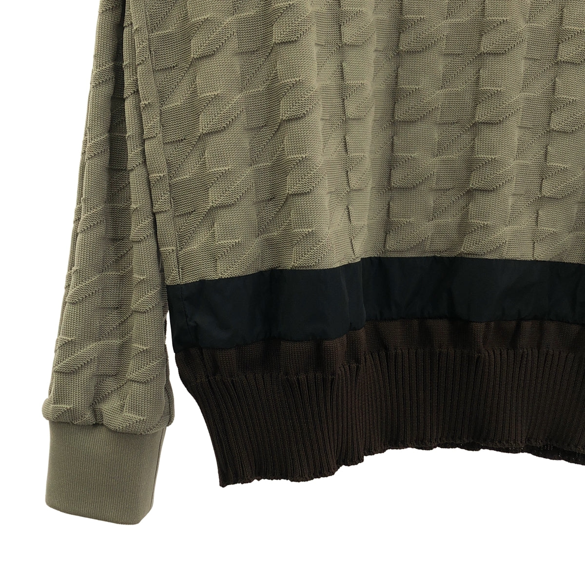 kolor / カラー | リンクス柄 異素材切替 Vネックニット | 1 | メンズ