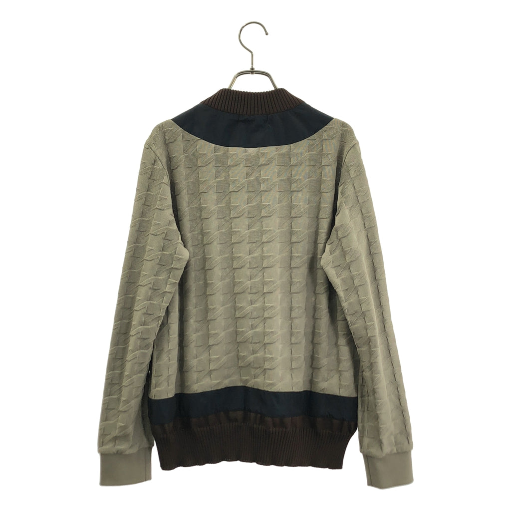 kolor / カラー | リンクス柄 異素材切替 Vネックニット | 1 | メンズ