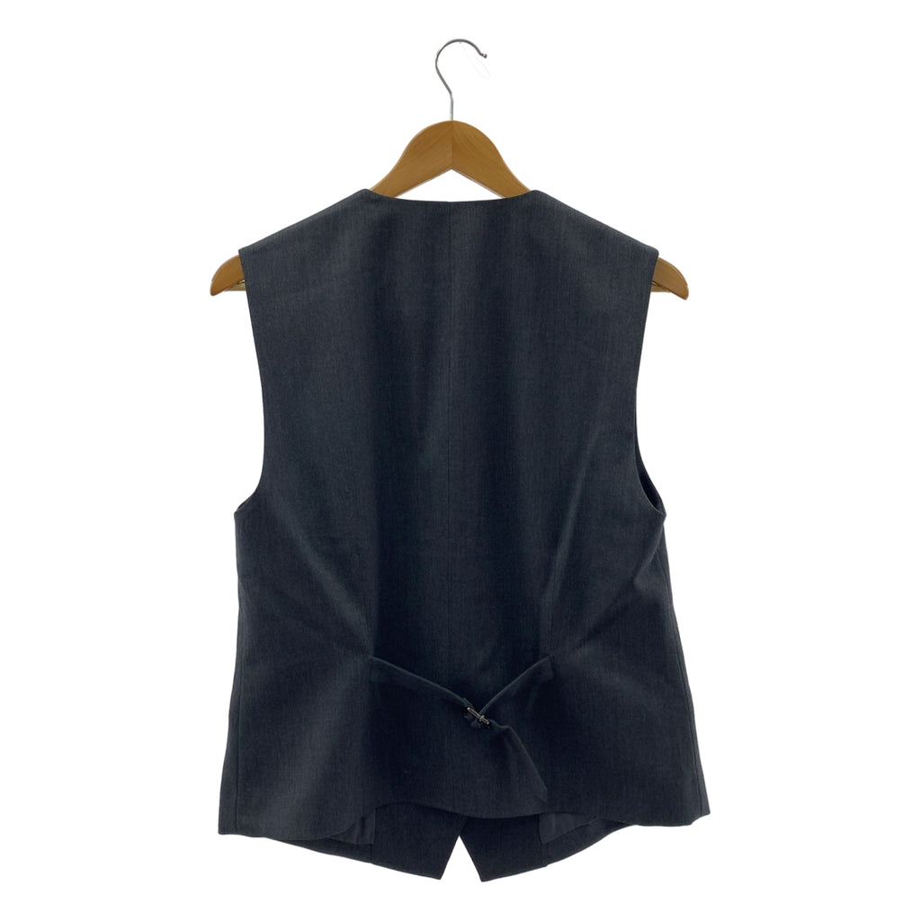 【成色極佳】AP STUDIO | 2023春夏系列 | 羊毛斜紋背心 | 全襯裡 | F碼 | 灰色 | 女款