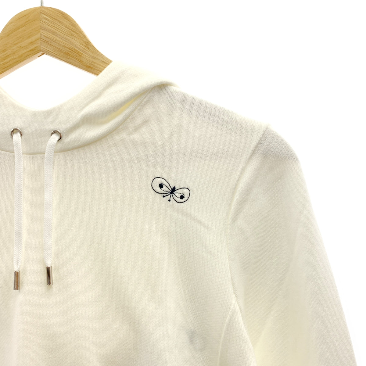 mina perhonen / ミナペルホネン | 2023SS | choucho / ちょうちょ エンブロイダリー スウェット フーディ | 36 | レディース