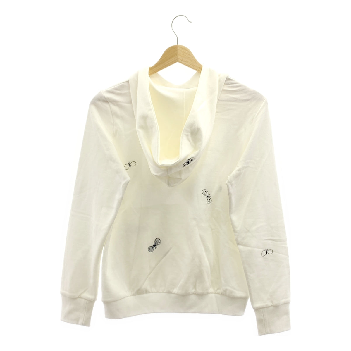 mina perhonen / ミナペルホネン | 2023SS | choucho / ちょうちょ エンブロイダリー スウェット フーディ | 36 | レディース
