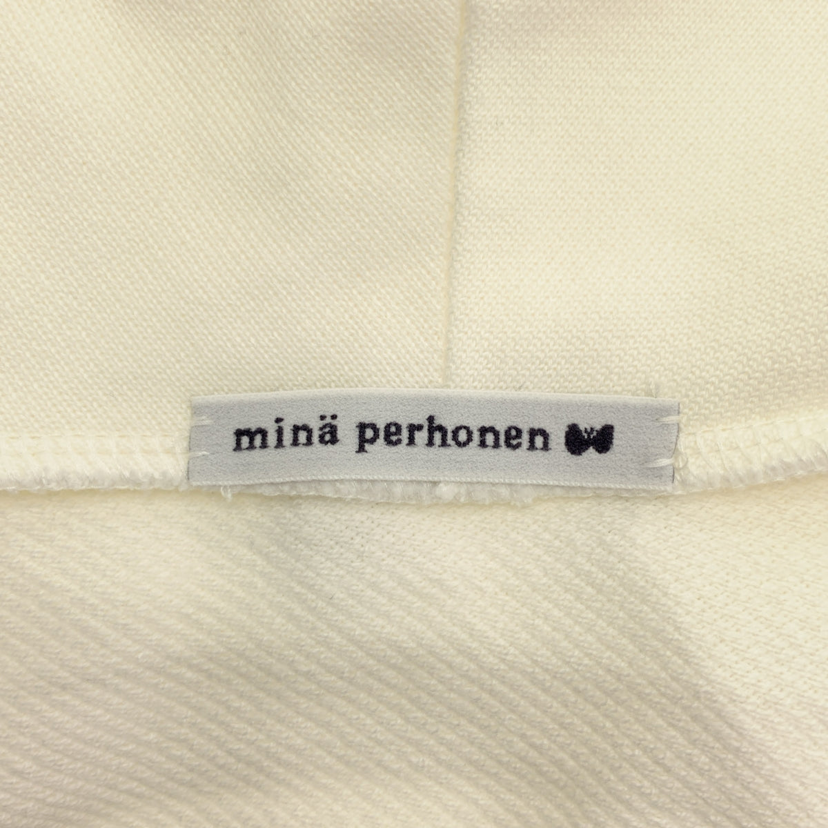 mina perhonen / ミナペルホネン | 2023SS | choucho / ちょうちょ エンブロイダリー スウェット フーディ | 36 | レディース