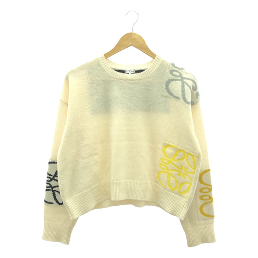 LOEWE / ロエベ | ANAGRAM INTARSIA SWEATER ニット | S | レディース