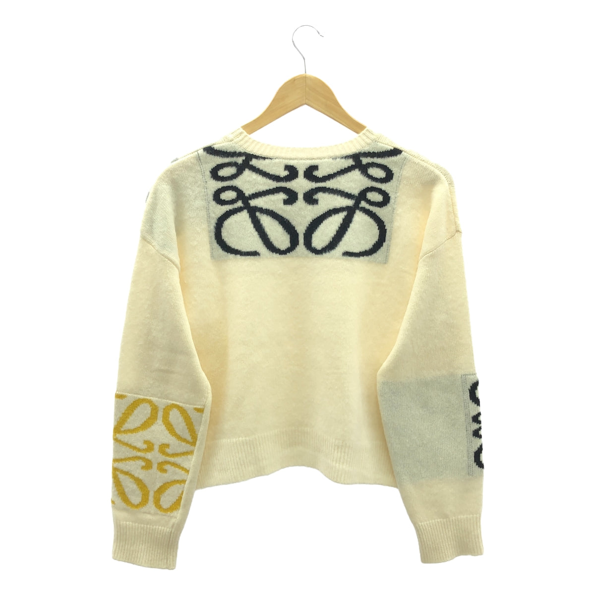 LOEWE / ロエベ | ANAGRAM INTARSIA SWEATER ニット | S | レディース