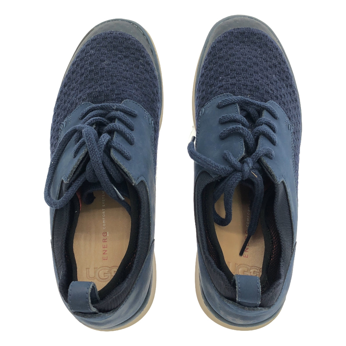 UGG | TREADLITE | Mixed Material Layered Sneakers | Size 27 | Navy | Men's