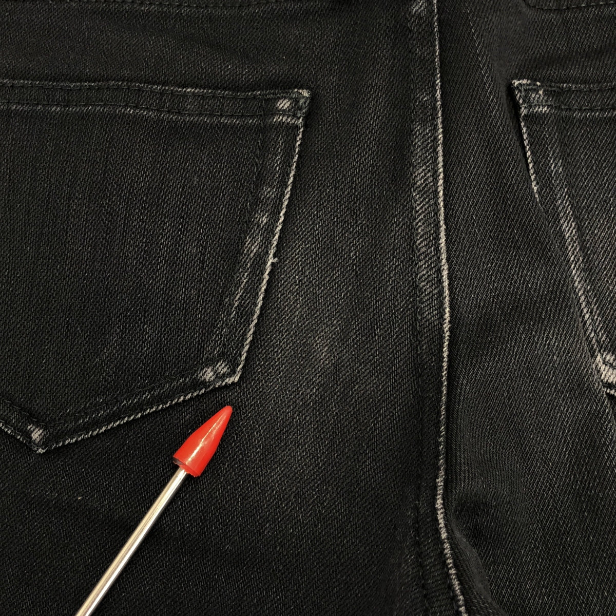 SAINT LAURENT PARIS | 彈性緊身牛仔褲 | 27碼 | 黑色 | 男款