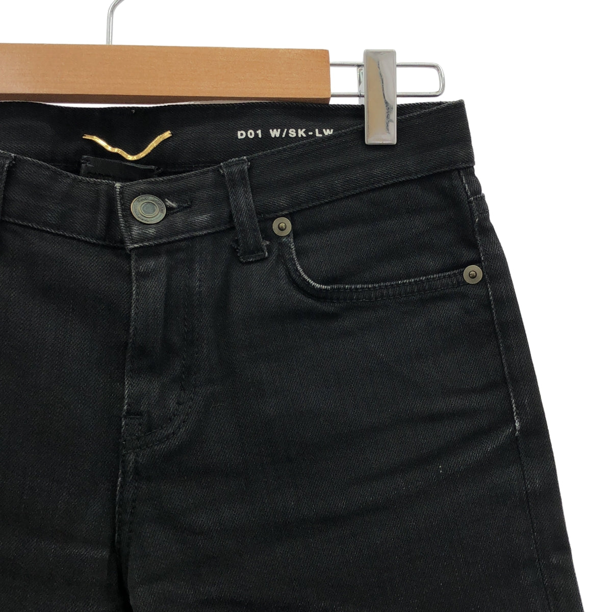 SAINT LAURENT PARIS | 彈性緊身牛仔褲 | 27碼 | 黑色 | 男款