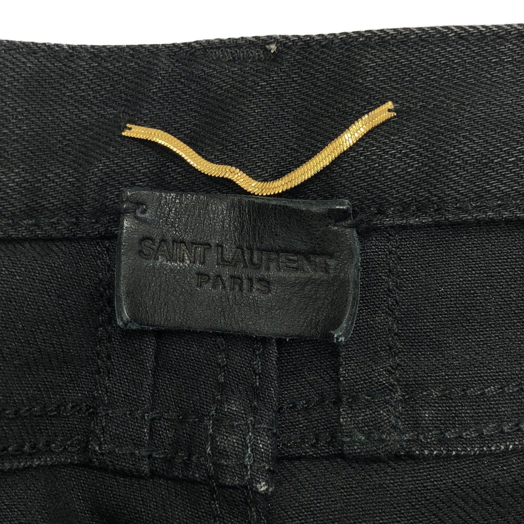 SAINT LAURENT PARIS | 彈性緊身牛仔褲 | 尺寸 27 | 男款